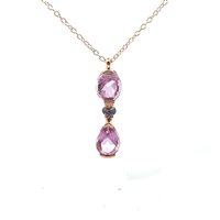 Collana Lucos Donna in Argento Topazio ESCO 761-ROSA - ESCO 761-ROSA